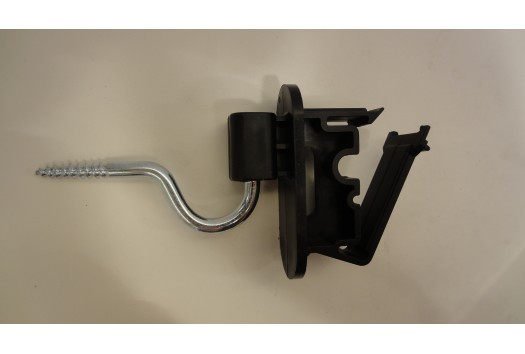 Combi-isolator f/tråd /reb /bånd m/skruekrog