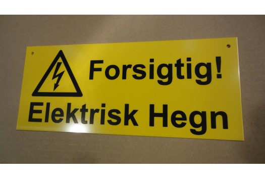 Advarselsskilt "Forsigtig"