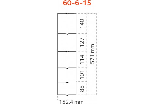 Dyrehegn 0,6 x 50 m. alu/zink