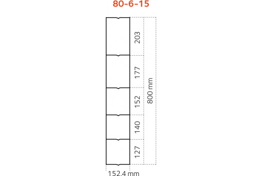 Dyrehegn 0,8 x 100 m. alu/zink