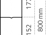 Dyrehegn 0,8 x 50 m. alu/zink