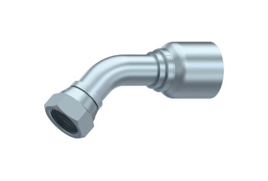 Preskobling 45 gr. 1/4" slange, 1/4" BSP female