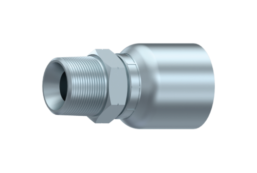 Preskobling 3/8" slange, 3/8" NPT male