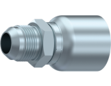 Preskobling 1/4" slange, 7/16" JIC male