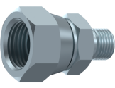 Brystnippel BSP 1/4" udv. x 3/8" indv.